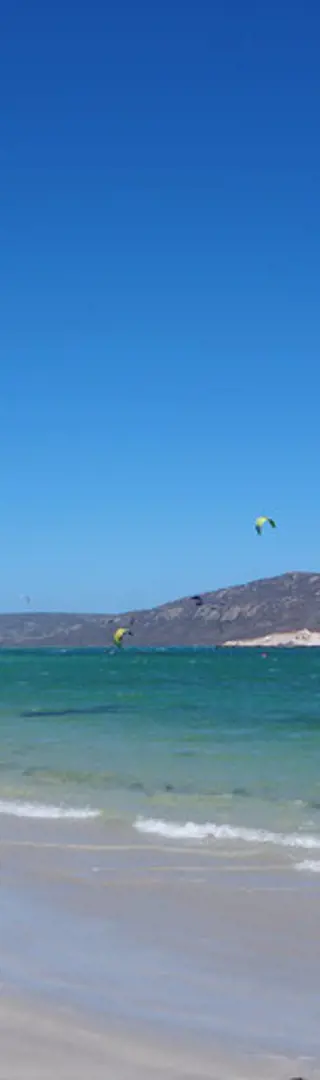 Starker Wind in Langebaan